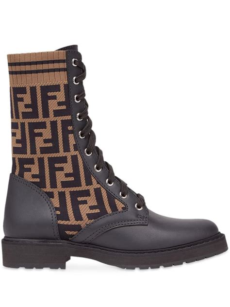 fendi rockoko boots outfit|fendi military boots.